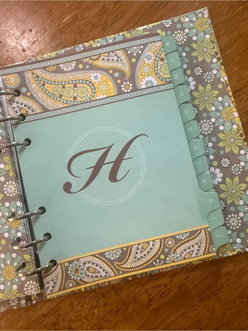 Vera Bradley Address Book in Lemon Parfait, NWoT